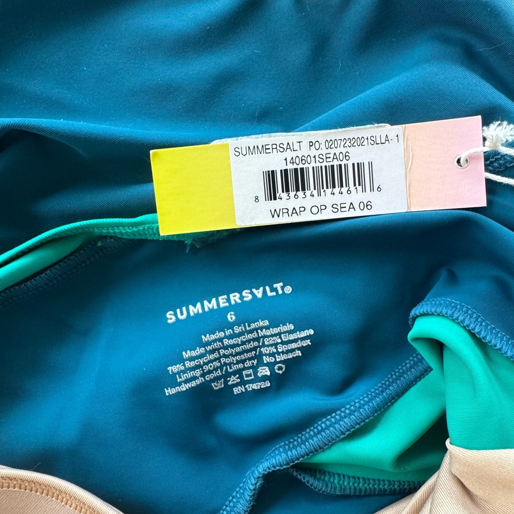 NWT Summersalt The Perfect Wrap One-Piece - Picture 3 of 6